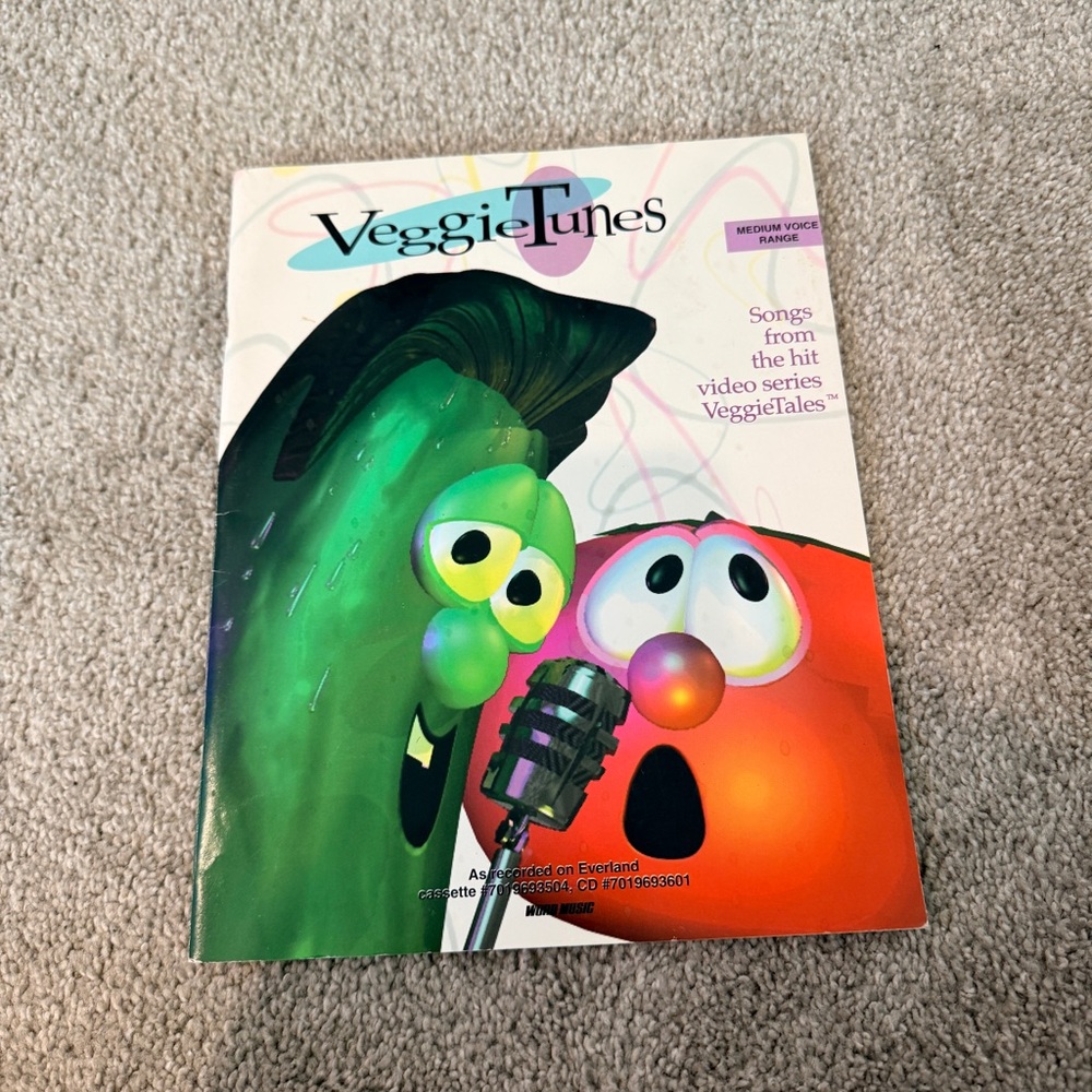 VeggieTunes Songbook VeggieTales Sheet Music Medium Voice Range Christian